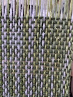 Rigid Heddle Weaving with Pick Up Sticks