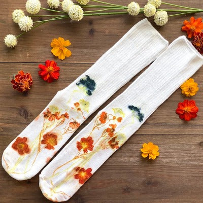 Botanical Printed Socks