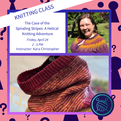 The Case of the Spiraling Stripes: A Helical Knitting Adventure 2026