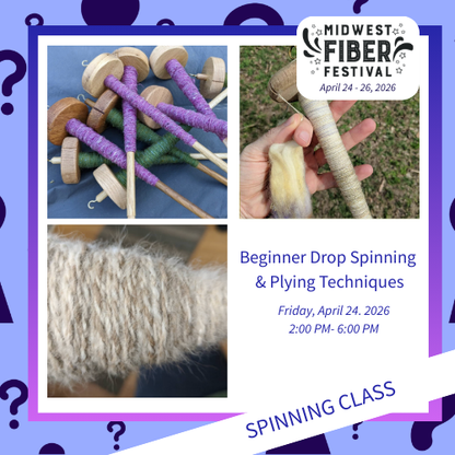 Beginner Drop Spinning and Plying Techniques 2026