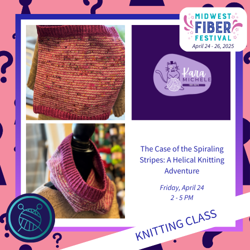 The Case of the Spiraling Stripes: A Helical Knitting Adventure 2026