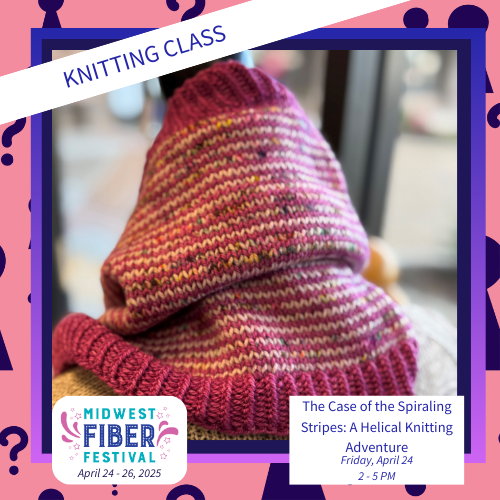 The Case of the Spiraling Stripes: A Helical Knitting Adventure 2026