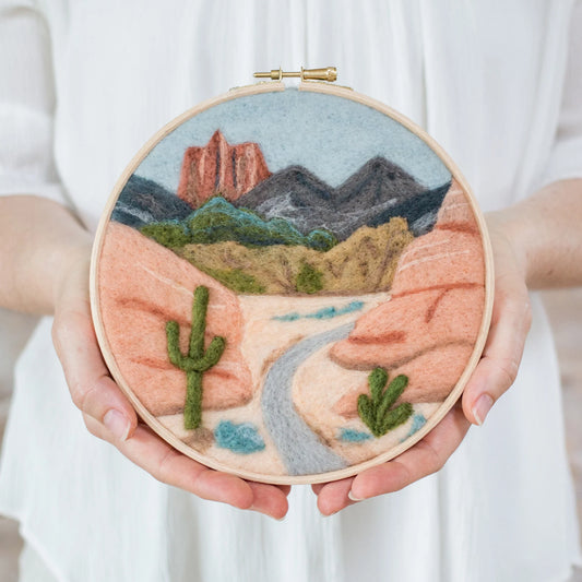 Painting with Wool: Desert Trail