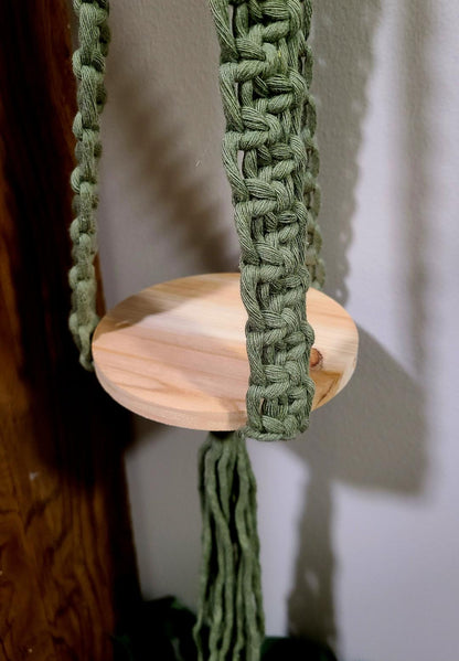 Mini Macramé Hanging Table